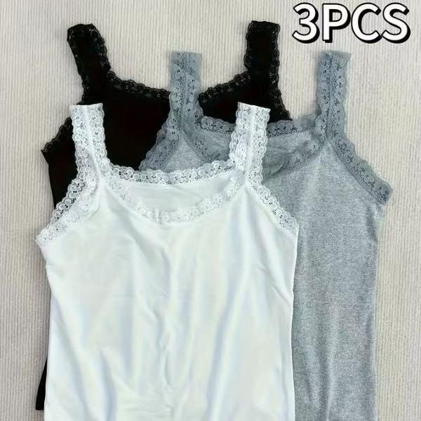 Popular Lace Sling Vest Women's Summer High Elasticity Plus Size Outside Wearing Bottoming Shirt
