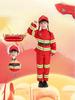 Firefighter Camouflage Costume Set for Kids - Role-Playing and Fashion Show Outfit
