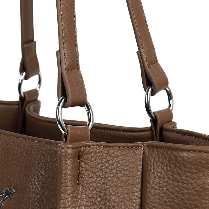 Handbag Large Capacity Commuter Women's Shoulder Bag PU Tote Bag