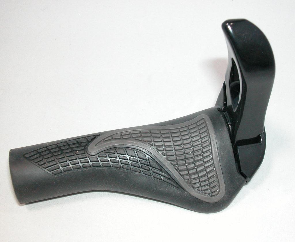 Ergonomisch gestaltete Fahrrad-MTB-Lenkergriffe mit breiten Griffenden zur Reduzierung der Belastung der Handfläche und verstellbarem Winkel, Typ lange Hörnchen