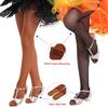 S M L Plus Size High-quality Hard Mesh Tights Elastic Waistband Anti-slip Latain Dance Pantyhose Compression Shaping Stockings