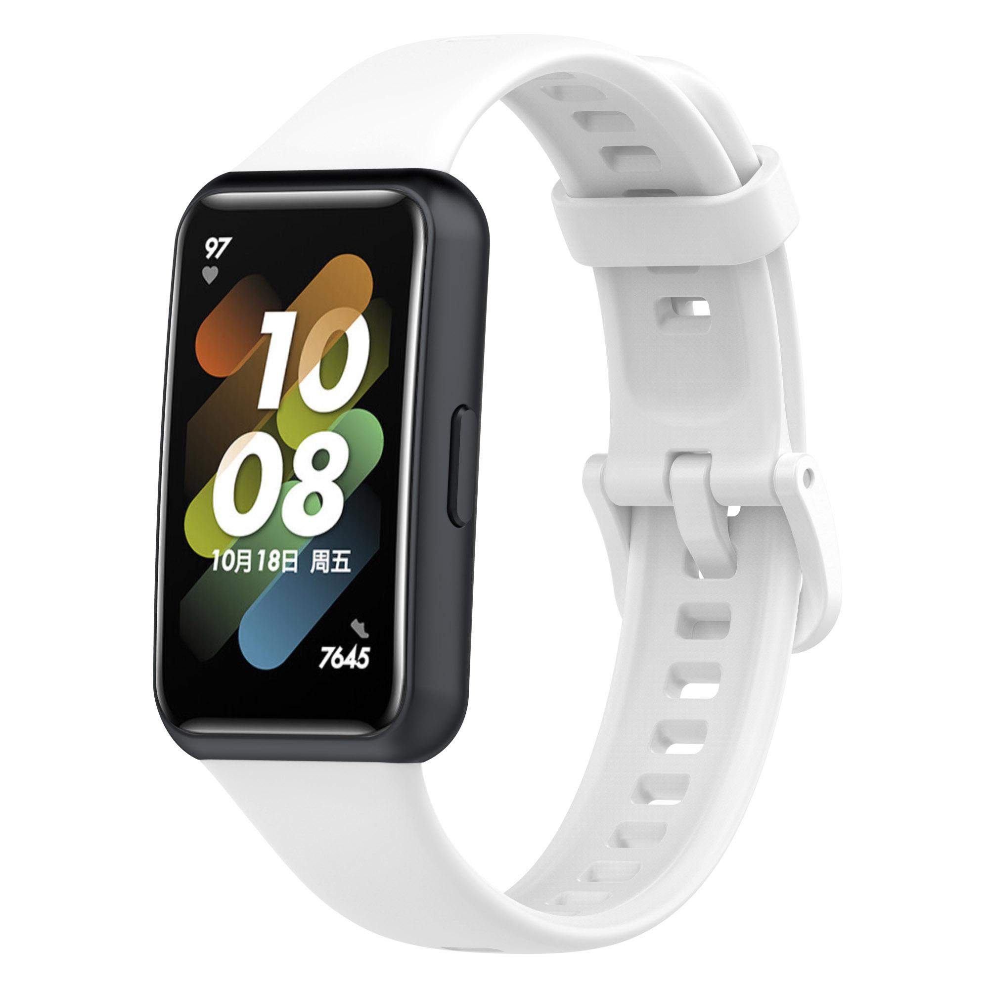 

Силиконовый сменный ремешок-браслет для Huawei Band 6 7 8 9 / Honor Band 6 Huawei Band 6 белый