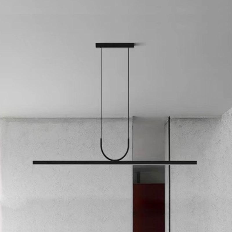 Modern Minimalist LED Pendant Light for Living Room, Bar, or Study.