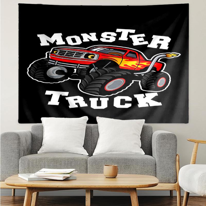 LKW-Druck Wandteppich, Hintergrund, Einfache Montage, Ideal für Schlafzimmer, Büro & Wohnzimmer, mit Ästhetischer Wanddekoration.