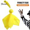 Soccer Tossing Flags Football Penalty Flag Drop-resistant Unbreakable Warning Satin Referee Props Streamer Professional for Sports Games Free Throw