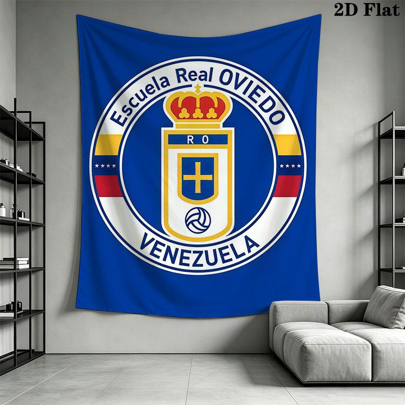 Real Oviedo Wall Hanging Printed Fabric Blanket Decorative Tapestries for Bedroom Living Room Home Decor