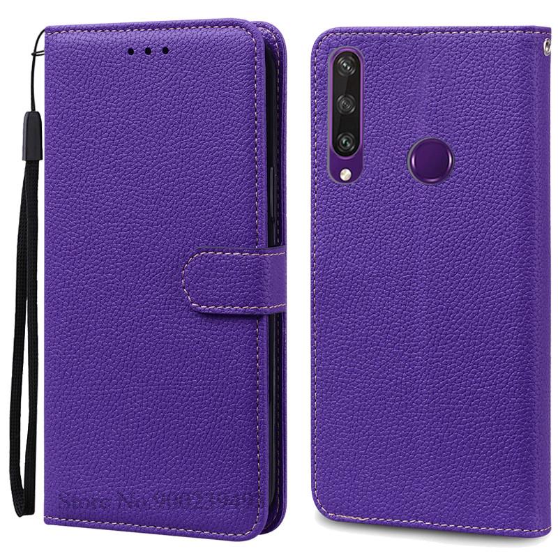 Pro pouzdro Huawei Y6P Kožené peněženkové vyklápěcí pouzdro Pro pouzdro Huawei Y6p MED-LX9N Měkký plný kryt Coque Fundas pro pouzdro Huawei Y6P