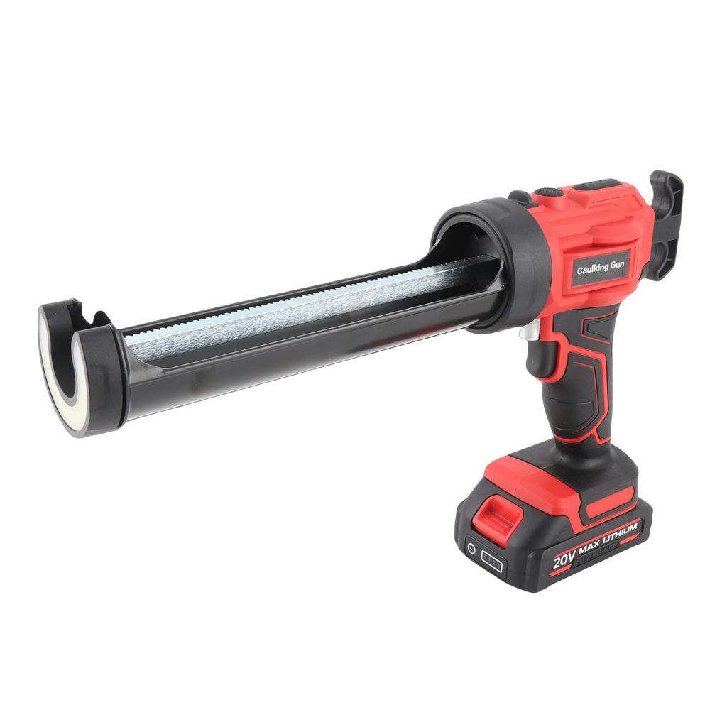 Cordless Caulking Gun 4 Level Speed 300ml Rechargeable Sealant Caulk Gun With LED Light for Sealing EU Plug 220‑240V