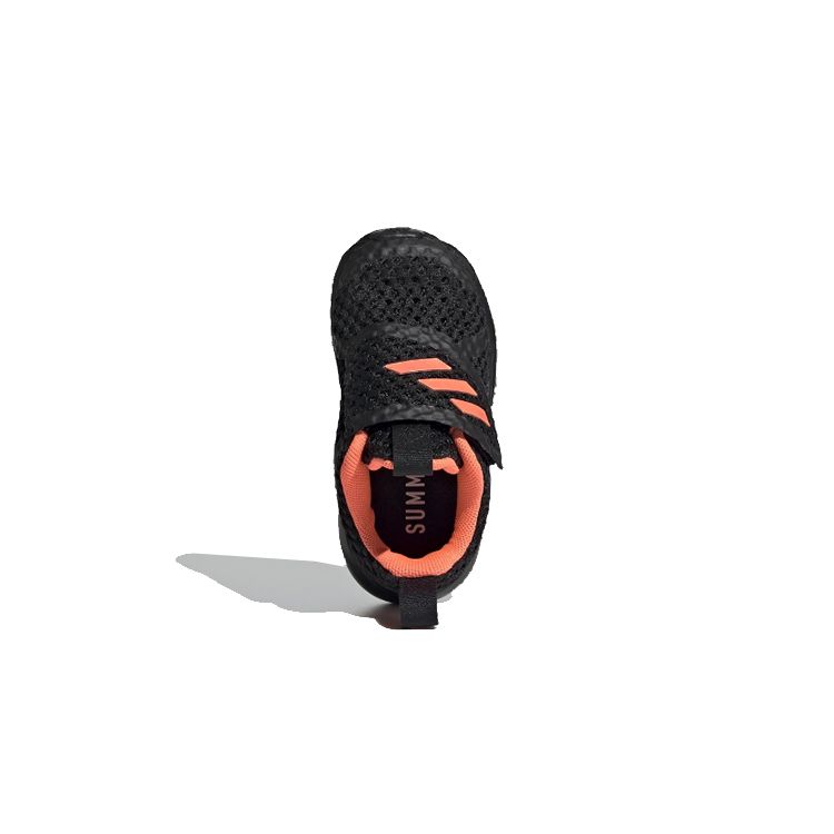 Adidas Summer.Rdy X  Fortarun Cf I Collaboration Velcro Low-Top Sports Casual Shoes Baby Sneakers Black Orange EH1707