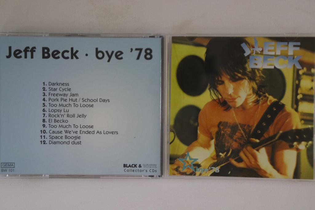 CD JEFF BECK - Bye'78 BW101 BLACK&WHITE Europe Rock Used