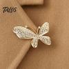 Decorative Butterfly Accessory Rhinestone Brooch for Women, Shape Lapel Pin Long-lasting Clip, Sweater Cardigan Coat Suit Scarf Jewelry Accessories