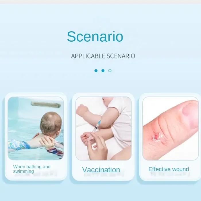Newborn baby waterproof navel patch,baby swimming protection umbilical cord,winter and summer belly bathing waterproof patch