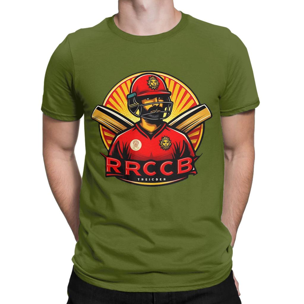 RCB Classic Shirt Novelty 100 Cotton TShirt RCB Tees Tops For Unisex