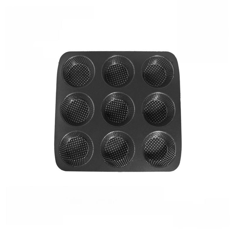French Style Nonstick Bakery Mold With Punctured Loaf And Hot Dog Buns For Home Baking