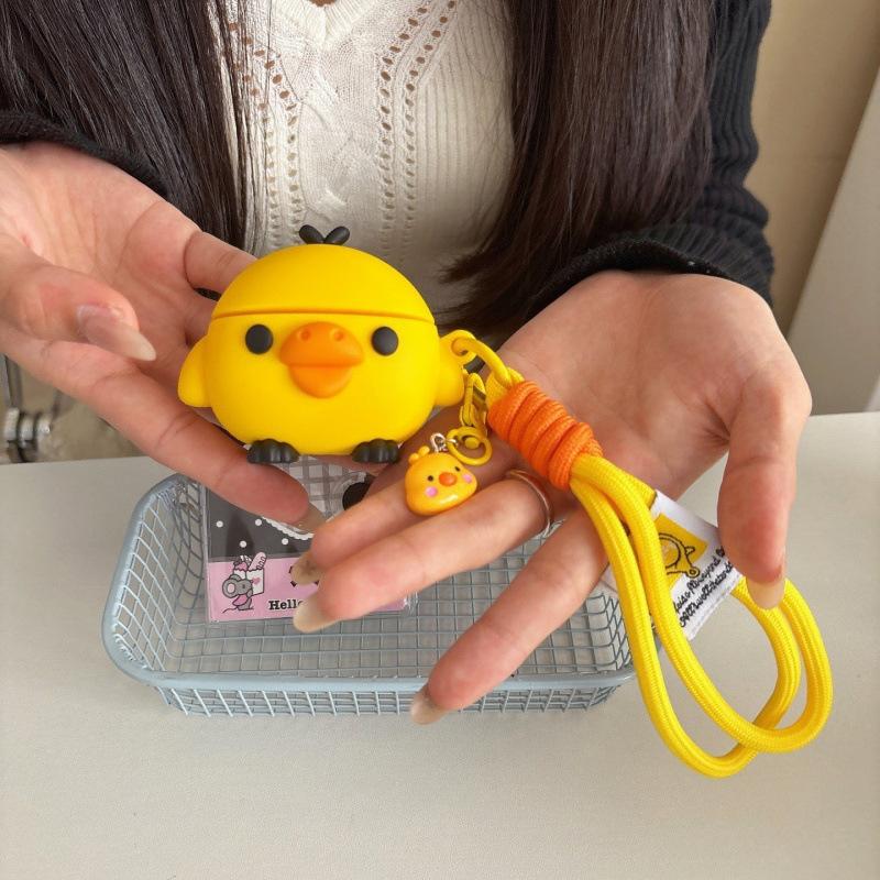 Applicable AirPods 1 Generation Bluetooth Headset Cover Nostril Chicken Apple Pro1/1 Generation Cartoon Silicone Anti-drop Protective Case