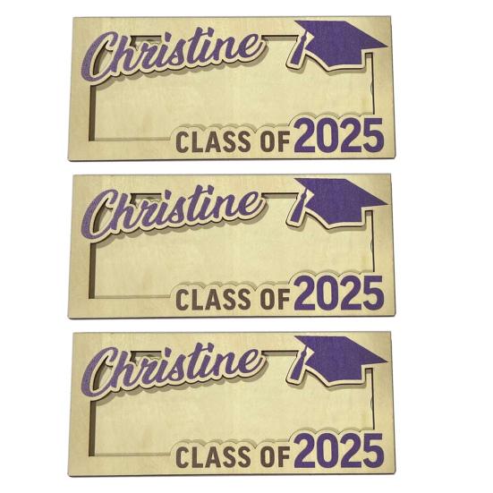 Graduation Gift Money Holder Wooden Class of 2025 Cash Holder Graduation Cash Gift Holder Keepsake for High School College University Graduates