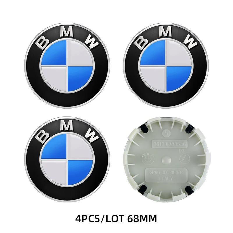 

4pc 56/68mm Car Wheel Center Hub Cover Badge Logo Emblem for BMW E87 E30 E46 E28 E34 E39 E60 F02 F18 F35 G20 G03 G05 F10 E93 F20 синій
