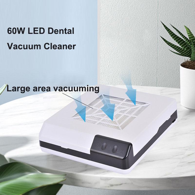 60W Soldering Iron Fume Extractor with LED Light  ESD Carbon Filter Sponge Smoking Instrument for Electronic Component Repair