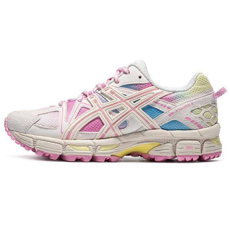 Asics Scarpe da Trail Running Gel-Kahana 8 Comode con Lacci Ammortizzate Traspiranti Resistenti Basse Donna Sneaker Beige 1012A978-100