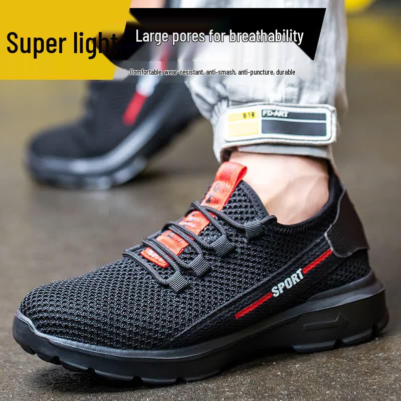 Old Steward Steel-Toe Puncture-Resistant Safety Work Shoes