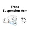 Front lower Control arm For CHEVROLET MATIZ M300 Spark III RAVON R2 2010 2011 2012 2013 2014 2015 2016 95032440 95032441 1 Pair
