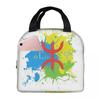 Amazigh Flag Berber Flag Insulated Lunch Bag for Kids School Cooler Thermal Food Box Tote Leakproof Lunch Boxes Container