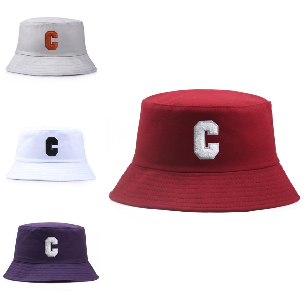 New Letter C Bucket Hat Fisherman Cap For Men And Women