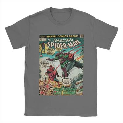Men's Spider-man Spiderman T Shirts Pure Cotton Clothing Funny Short Sleeve Round Neck Tee Shirt Original T-Shirt#Color