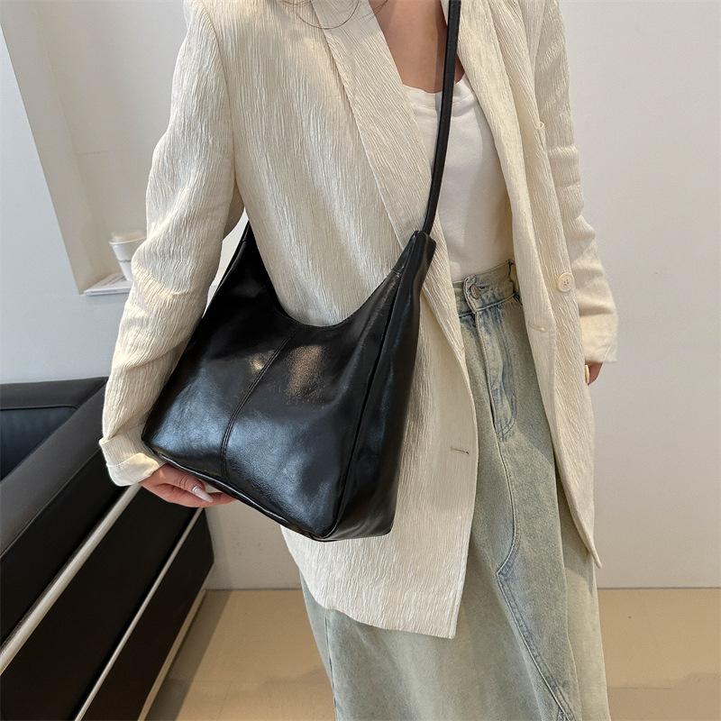 Nischen-einfache Unterarmtasche, große Kapazität, Umhängetasche, Damen, neue Mode, lässig, Pendler-Handtasche, Einkaufstasche, trendig