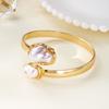 IF ME Fashionable Irregular Baroque Bangle for Women Vintage Metalic Open Cuff Bracelet Girls Party Wedding Jewelry Accessories