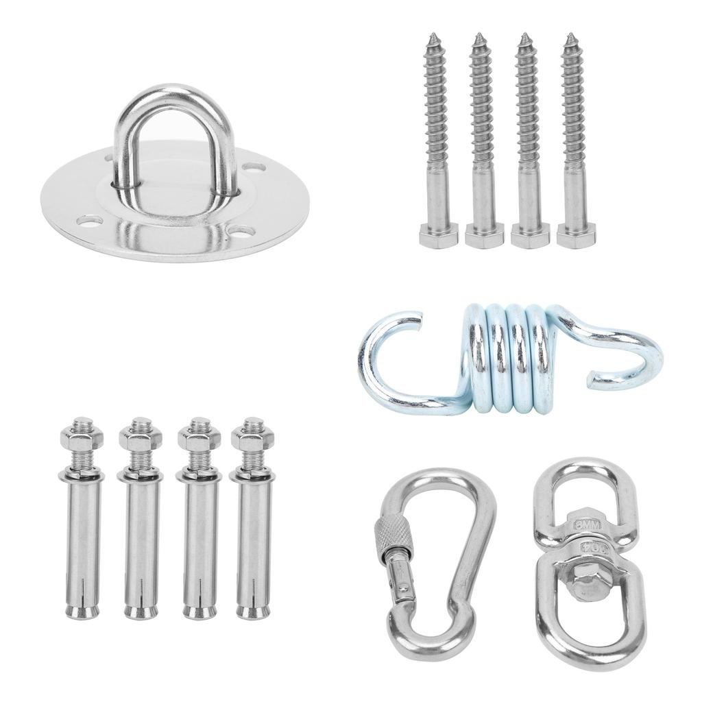 Ceiling Wall Steel Mount Anchor with Bolts Ceiling Buckle Hook Fix Base for Yoga Hammock