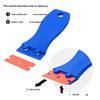 Double Edge Plastic Razor Glass Cleaning Scraper Label Quick Cleaning Razor Glue Remover Window Car Film Sticker Scraper
