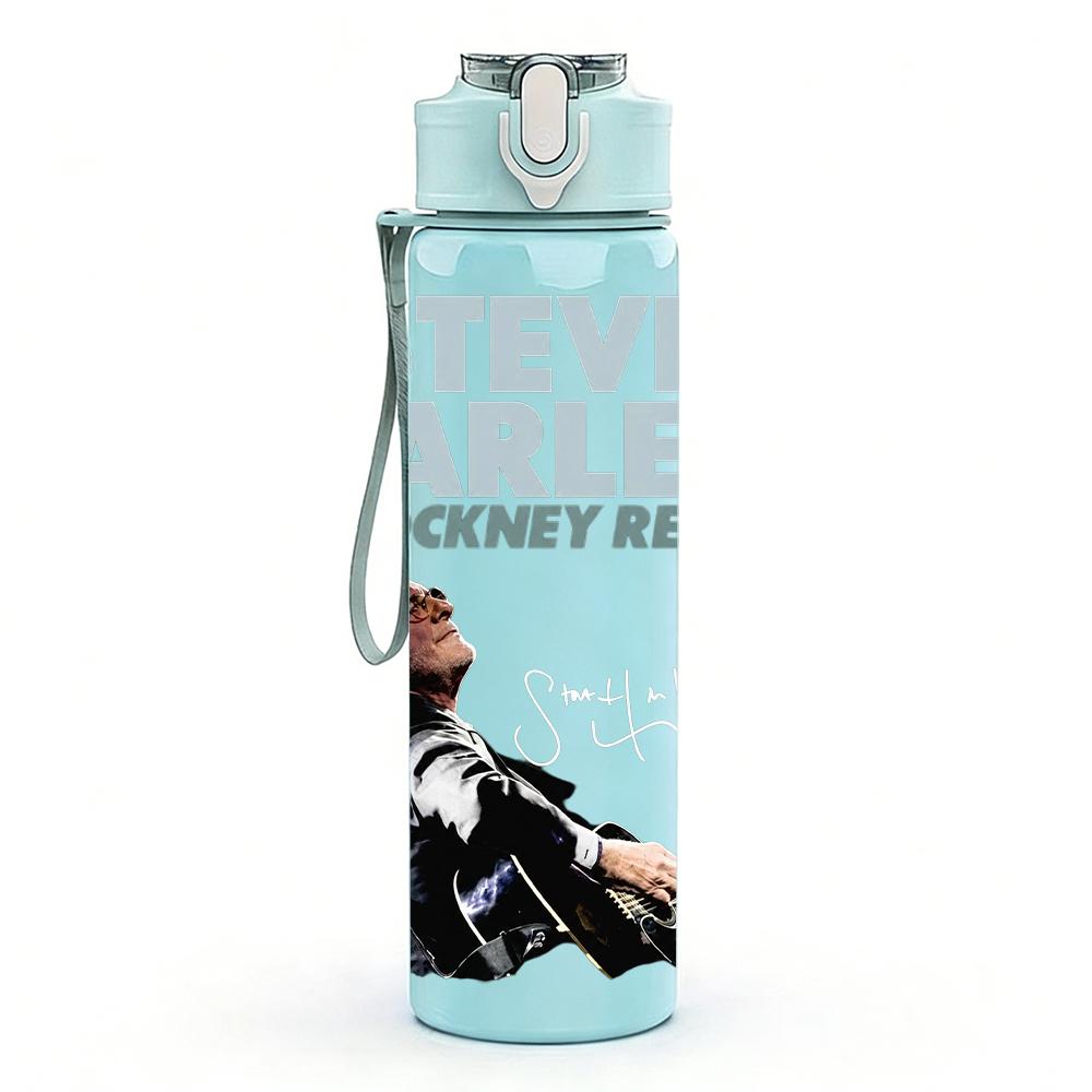 1PC Steve Harley Rock Singer Vintage Print 750ml Portable Sports Water Bottle Leakproof Gym Outdoor Travel Drink Cup