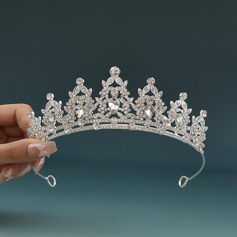 

Girls Princess Crystal Crown Headband - Children s Birthday Gift Hair Accessory