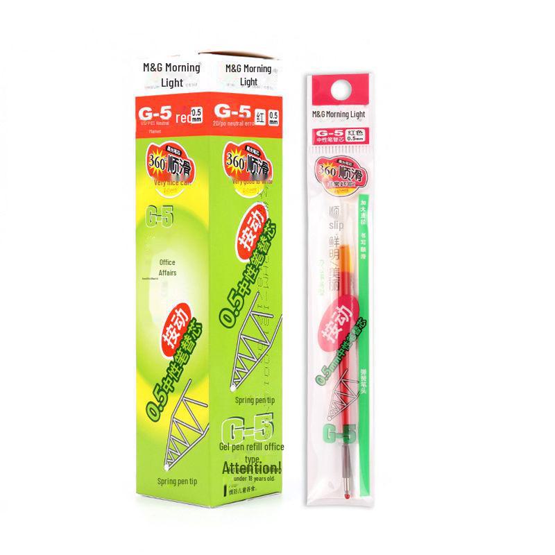 

Гелевые ручки M&G GP1008, 100 шт., 0,5 мм, черные/красные/синие чернила, бесплатная доставка 0.5mm