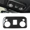 Carbon Fiber Reading Light Panel Cover Trim for Ford Mustang 2009-2022,Interior Overhead Map Light Decoration Framing Car Modification Accessories