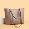 Bolsa Tote Moderna e Minimalista, Bolsa de Ombro de Grande Capacidade, Bolsa Tote Retrô, Bolsa de Mão Feminina, Bolsa de Ombro Casual para Compras