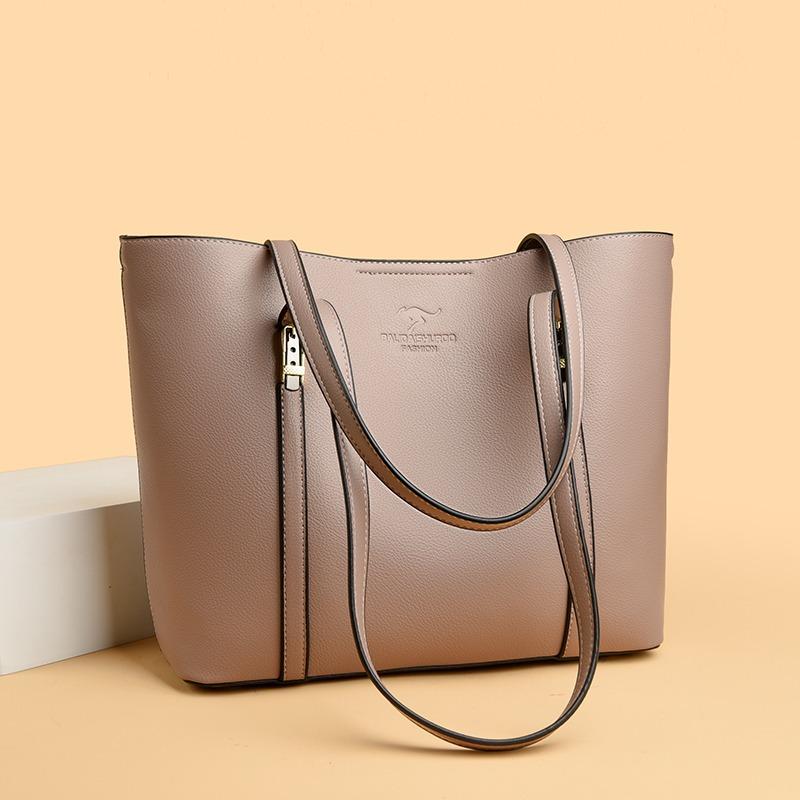 Bolsa Tote Moderna e Minimalista, Bolsa de Ombro de Grande Capacidade, Bolsa Tote Retrô, Bolsa de Mão Feminina, Bolsa de Ombro Casual para Compras