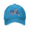 Custom Cotton Since 1776 Ameican Flag Happy Fourth Of July USA Gifts Baseball Cap Men Women Adjustable Adult Dad Hat Spring