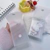 2Pcs Translucent Frosted Button Storage Box Portable Pocket Album Case Container Dustproof Kpop Idol Photo Card Organizer