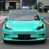 Metal Metallic Tiffany Car Sticker Color Change Vinyl Film PET Bubble Free Wrapping Car Accessories Auto Self Adhesive Decals