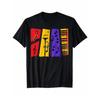 Jazz Music Instrument Print Men's Soft Cotton Graphic Tee Casual Short Sleeve T-Shirt