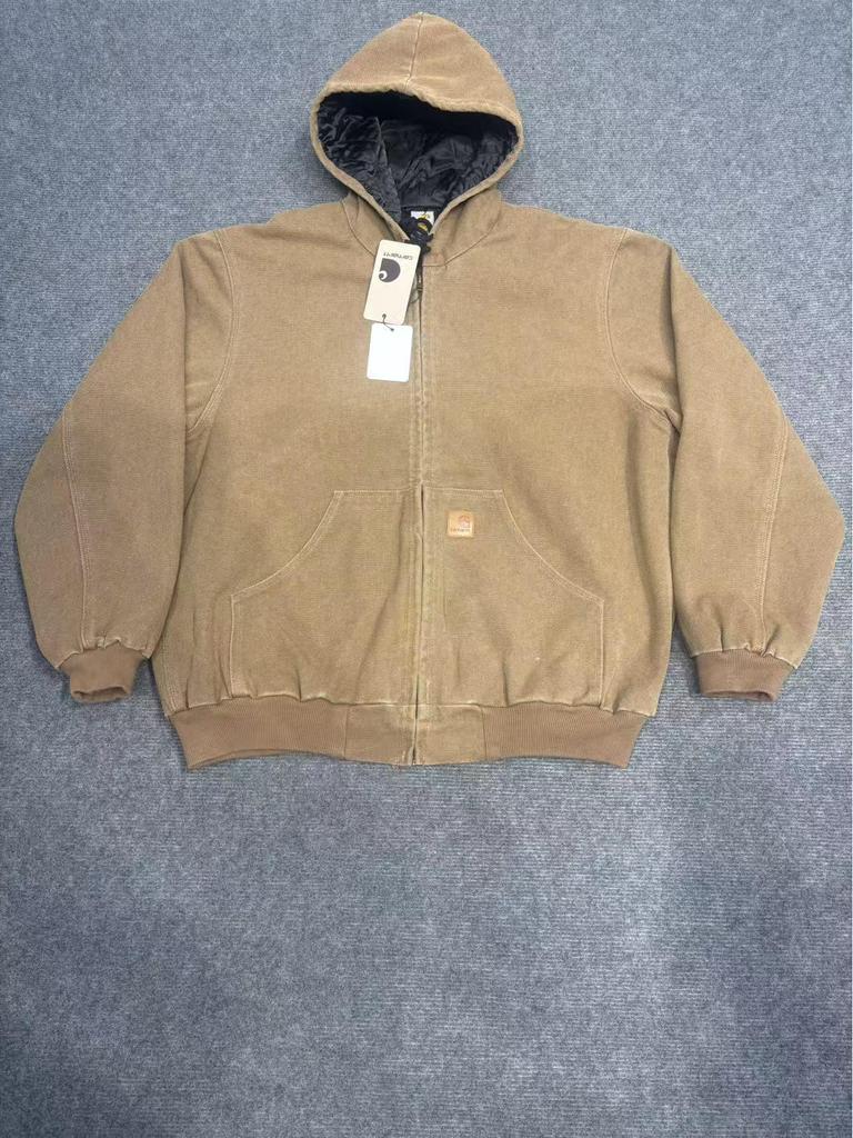 Carhartt J130 Tungtvättad Canvas Huvtröja