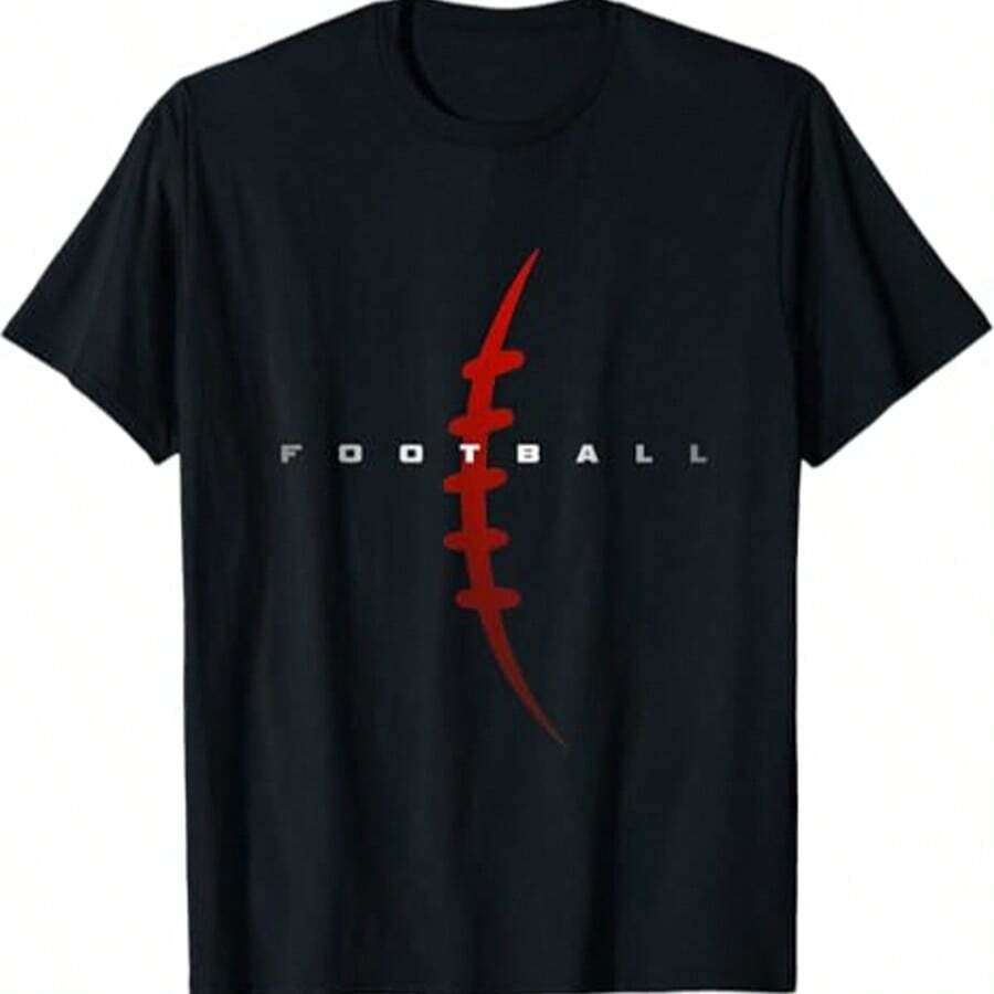 

Soccer-print print - Unisex summer crew neck short-sleeved shirt XXXL