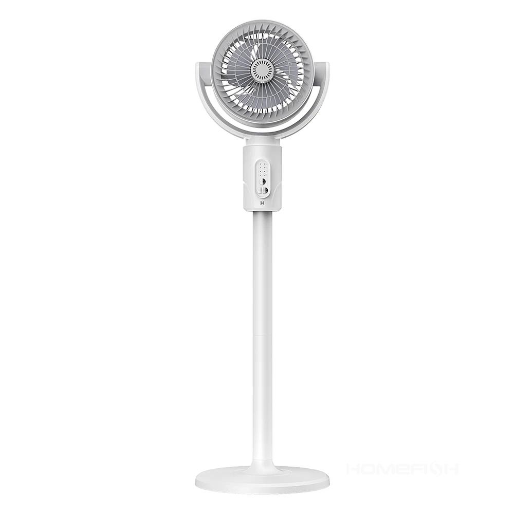 360 Circulation Quiet Powerful Floor Fan,Standing Smart Fans,with Remote Control Adjustable Height