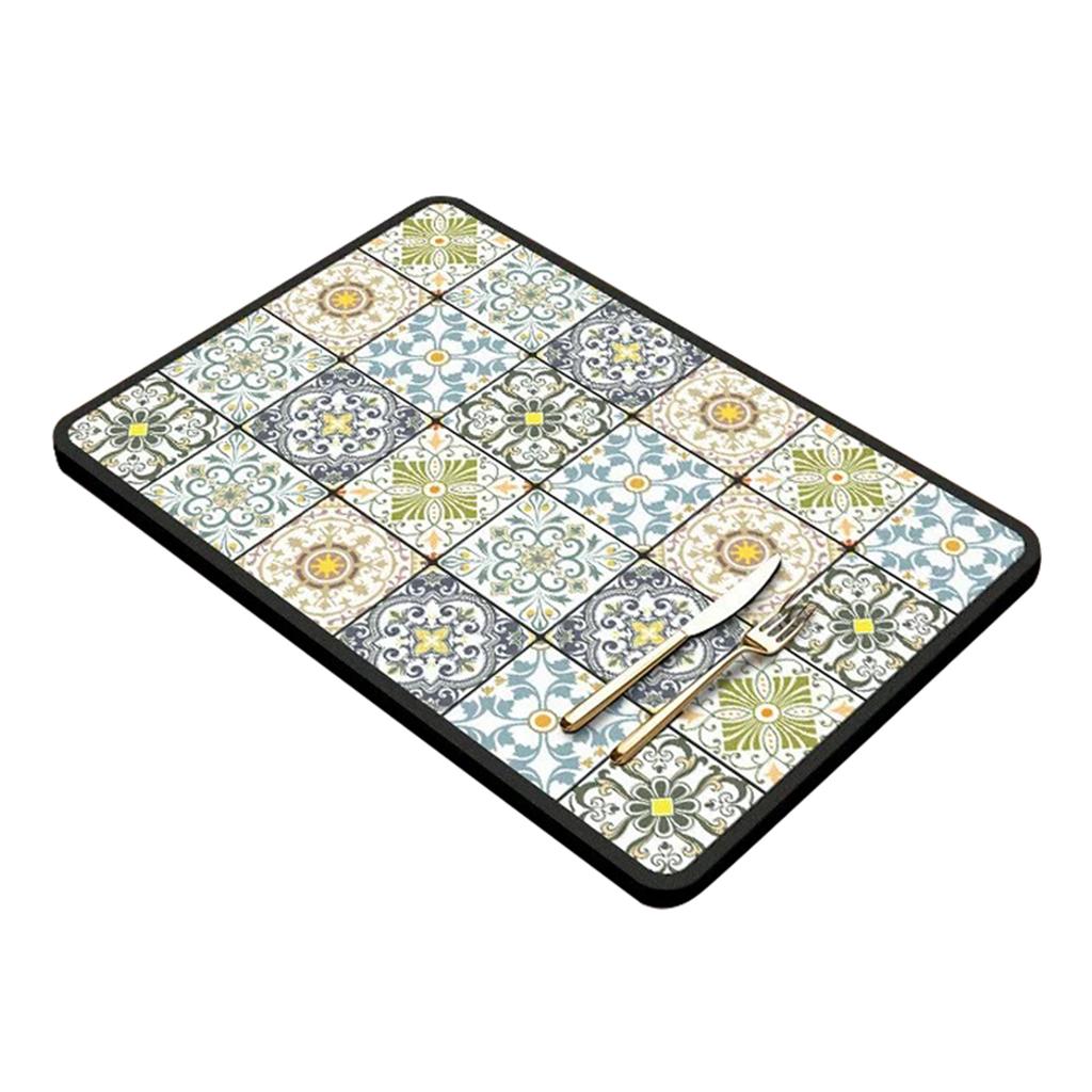 Personalized Water Control Table Mat Anti-Molds Multi-Purpose Mats For Chopsticks Bowls