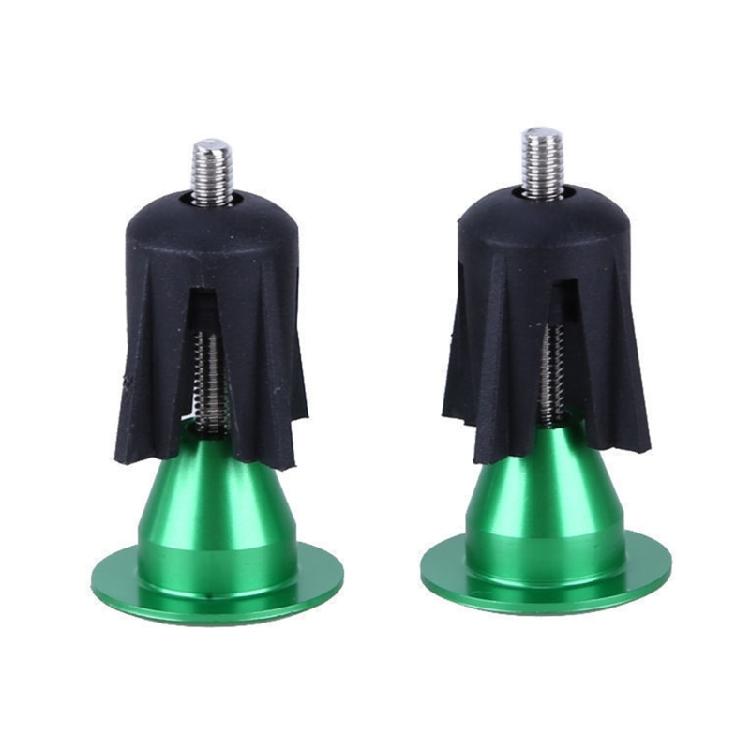 

Bicycles Handlebars Grip End Plugs Aluminum Alloys Bike Handlebars End Plugs зелений
