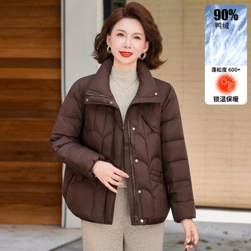 White duck down jacket winter new short down jacket women 0 loose