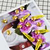 Pack of 5 Cute Bee Hair Clips for Kids Mixed ABS Plastic Hairpins Lightweight Girls Hair Accessories Multi Color Set