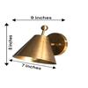 Handmade Brass Pivot Sconce Mid-Century Style Wall Lamp Decorative Item
